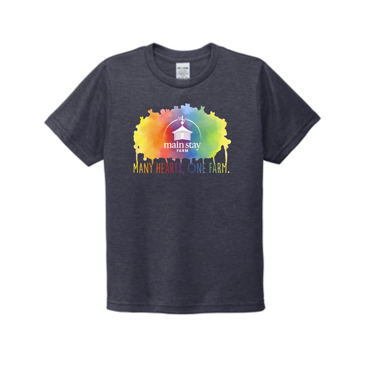 Main Stay Therapeutic Farm Youth Allmade Tri-Blend Tee - Image 6