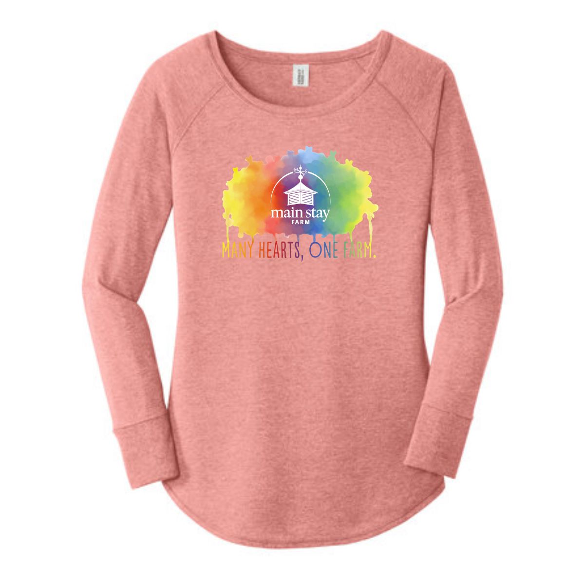 Main Stay Therapeutic Farm Ladies Long Sleeve Tunic Tee - Image 2