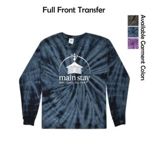 Main Stay Therapeutic Farm Adult & Youth Tie-Dyed Long Sleeve T-Shirt
