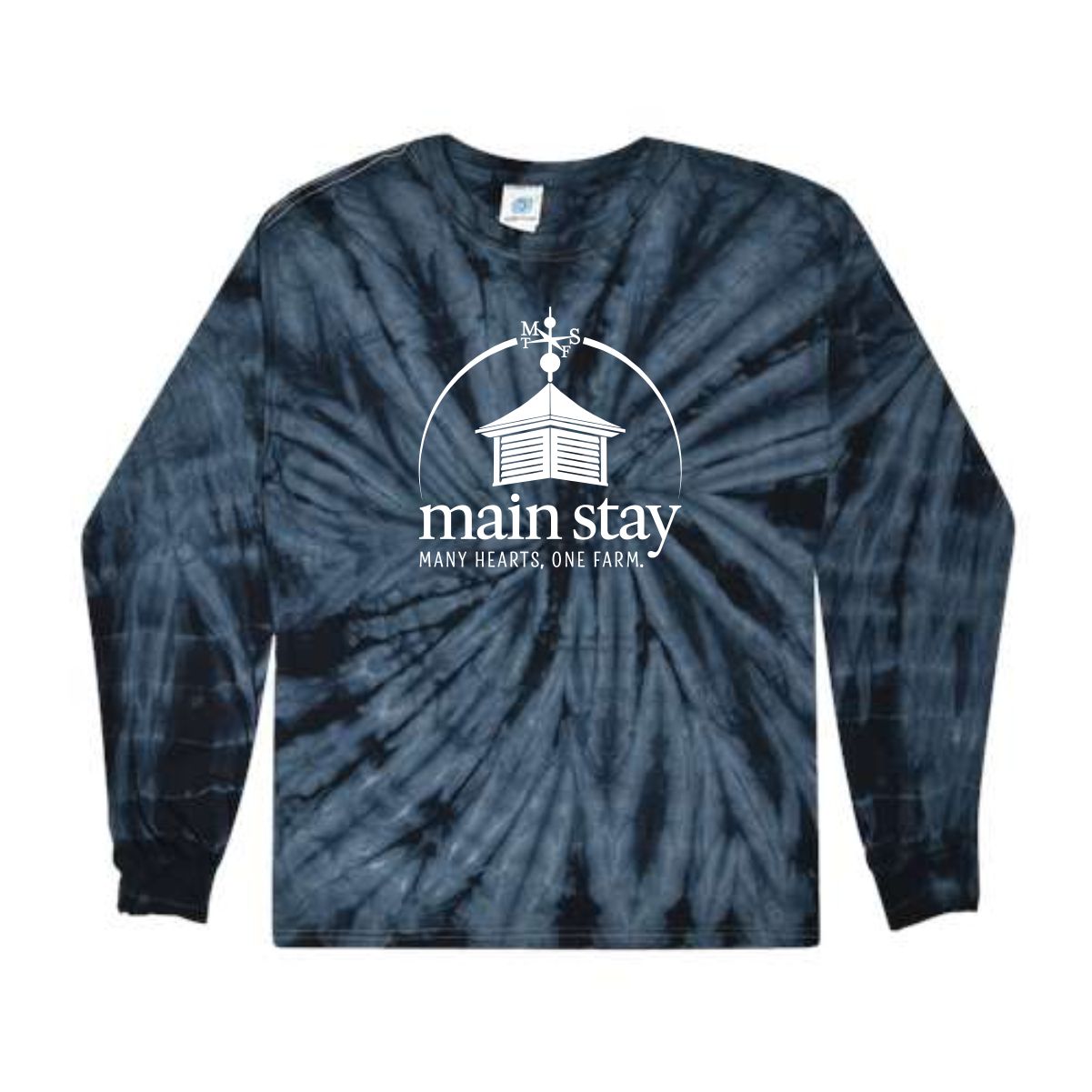 Main Stay Therapeutic Farm Adult & Youth Tie-Dyed Long Sleeve T-Shirt - Image 3