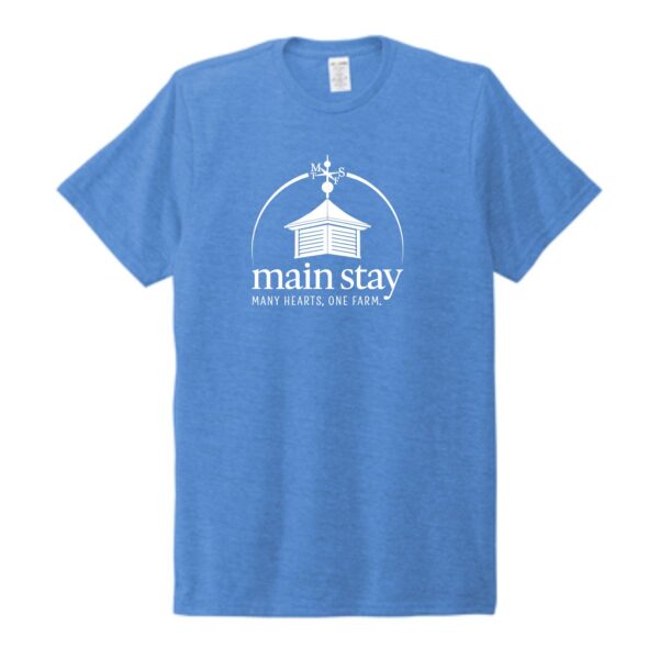 Main Stay Therapeutic Farm Adult Unisex Tri-Blend Tee - Image 3
