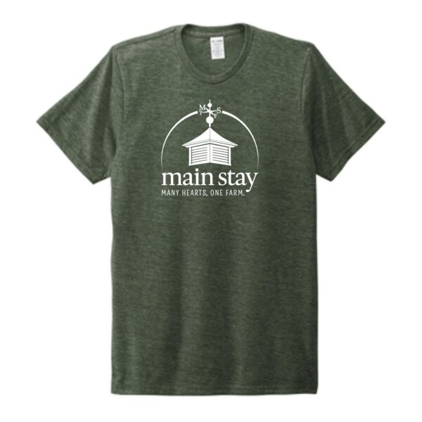 Main Stay Therapeutic Farm Adult Unisex Tri-Blend Tee - Image 5