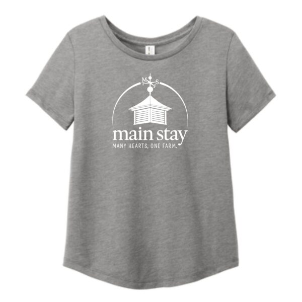 Main Stay Therapeutic Farm Ladies Relaxed Tri-Blend Scoop Neck Tee - Image 3