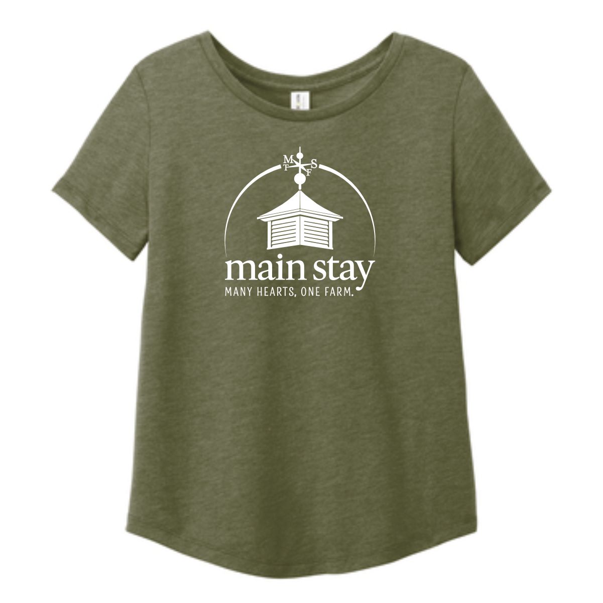 Main Stay Therapeutic Farm Ladies Allmade Relaxed Tri-Blend Scoop Neck Tee - Image 7