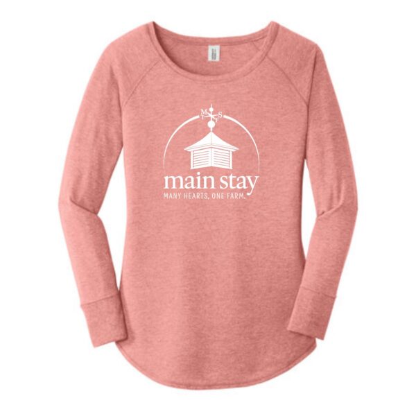 Main Stay Therapeutic Farm Ladies Long Sleeve Tunic Tee - Image 3