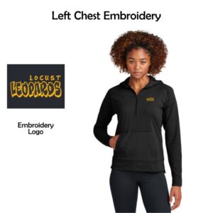 Marengo District 165 Locust Ladies 1/2-Zip Hoodie