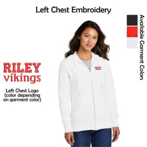 Riley Spiritwear Ladies Full-Zip Hooded Sweatshirt