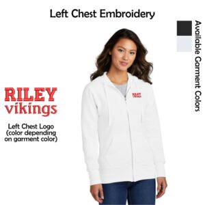 Riley Spiritwear Ladies Full-Zip Hooded Sweatshirt