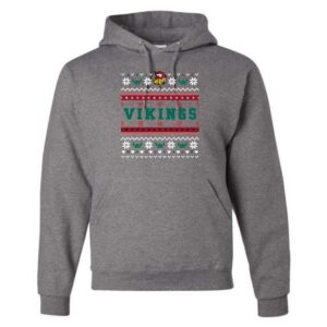 Riley Ugly Sweater Vikings Hooded Sweatshirt