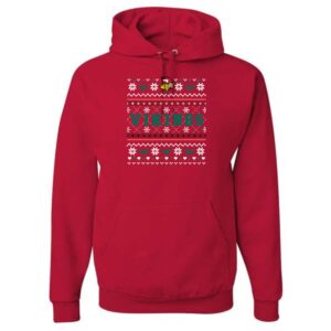 Riley Ugly Sweater Vikings Hooded Sweatshirt