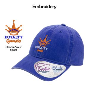 Royalty Gymnastics Ladies Pigment-Dyed with Fashion Undervisor Cap