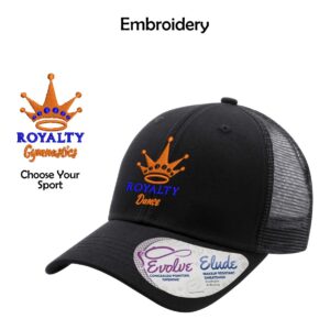 Royalty Gymnastics Ladies Modern Trucker Cap