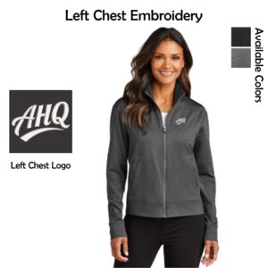 Athletes HQ Ladies Double Knit Full-Zip