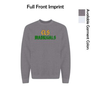 Crystal Lake South Madrigals Crewneck Sweatshirt with Logo C