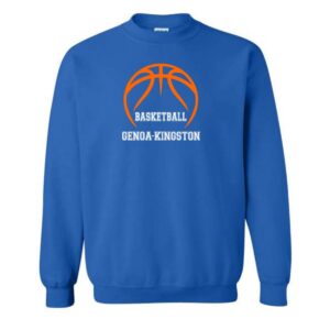 Genoa Kingston Booster Club Basketball Adult & Youth Crewneck Sweatshirt