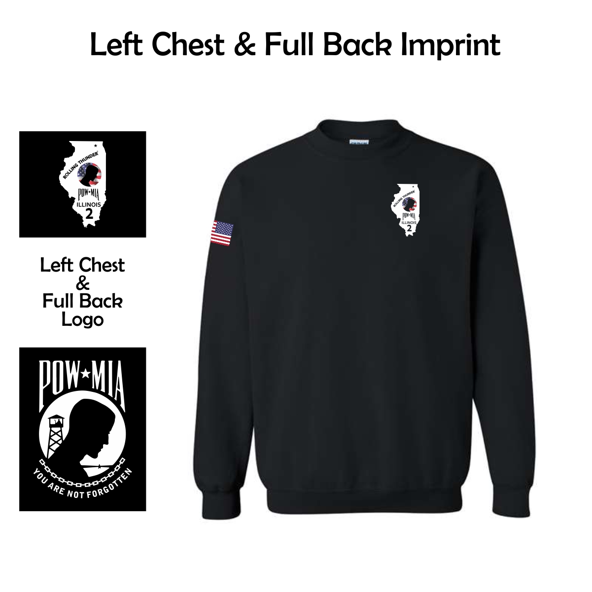 Rolling Thunder Chapter 2 IL Crewneck Sweatshirt