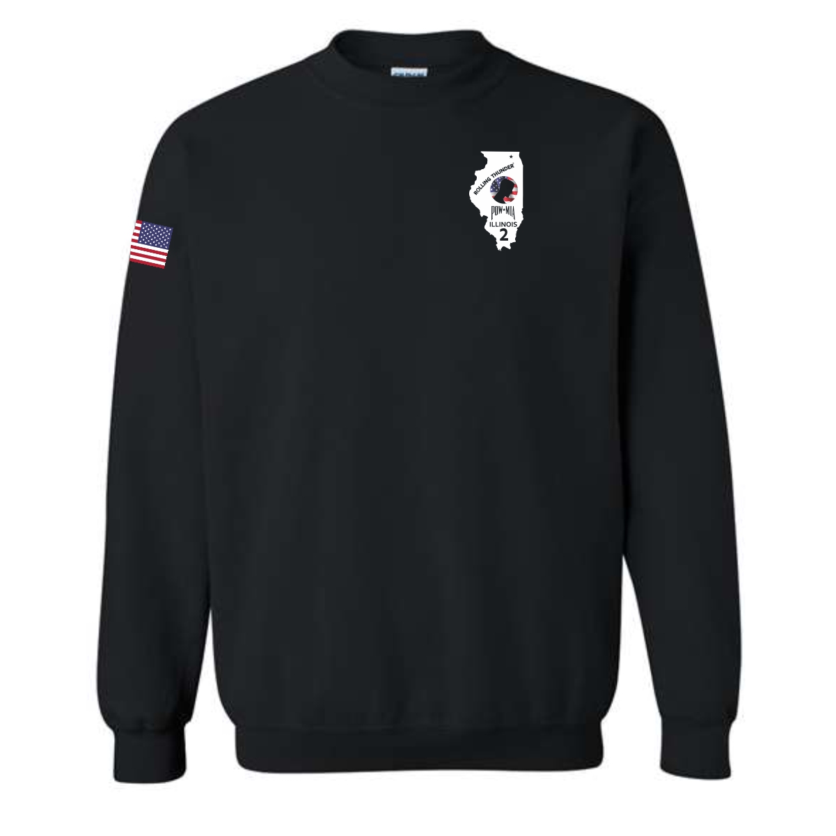 Rolling Thunder Chapter 2 IL Crewneck Sweatshirt - Image 2