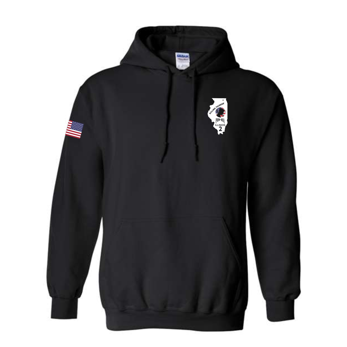 Rolling Thunder Chapter 2 IL Hooded Sweatshirt - Image 2