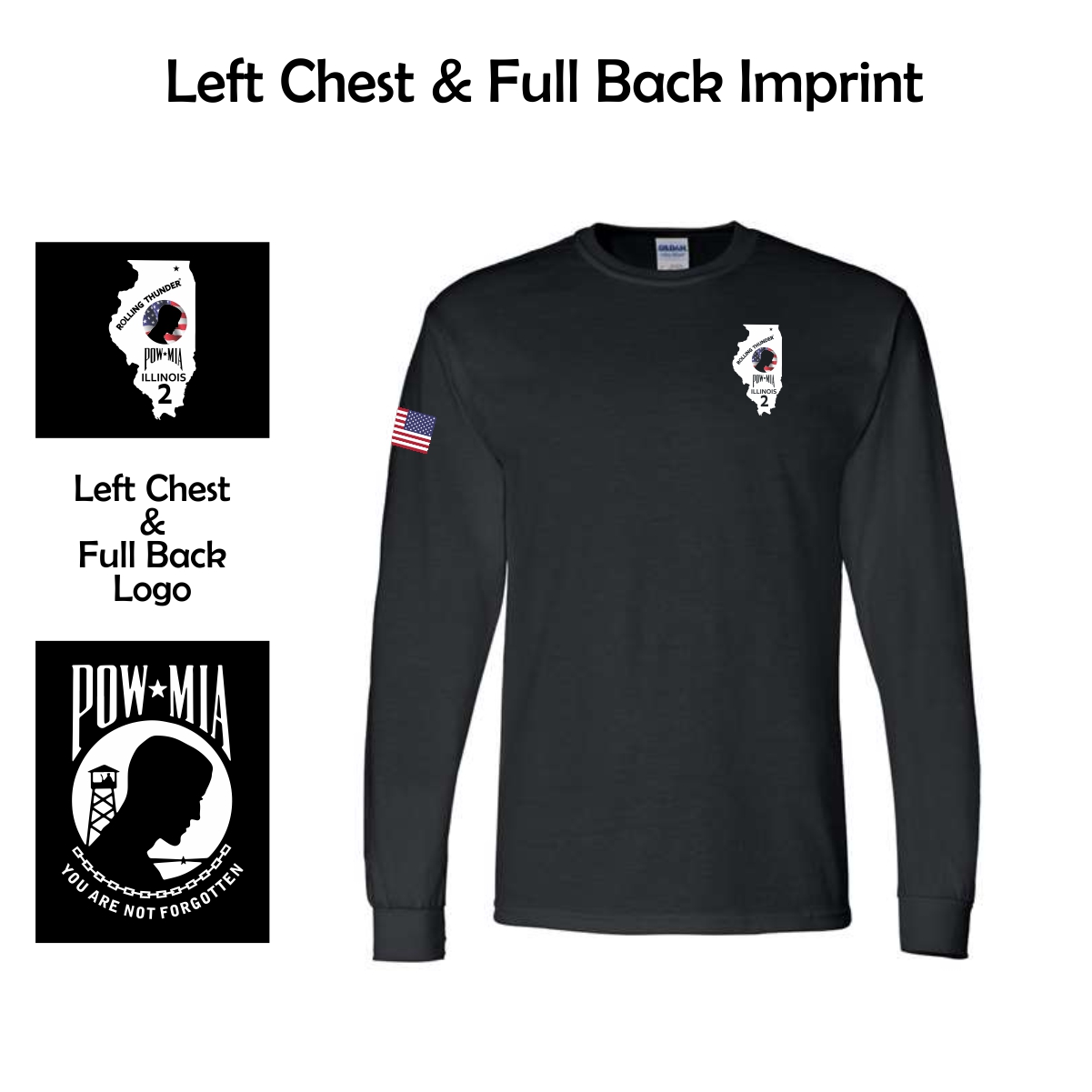 Rolling Thunder Chapter 2 IL DryBlend Long Sleeve T-Shirt