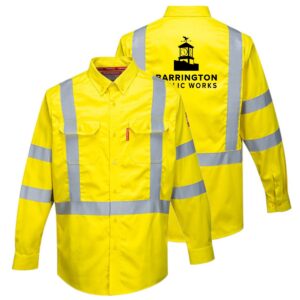 Barrington Public Works 02 Bizflame 88/12 Hi-Vis FR Shirt