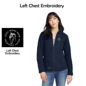 Cross Winds Farm Ladies Full-Zip Fleece Jacket