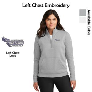 Hampshire Track & Field Ladies Nike 1/2-Zip