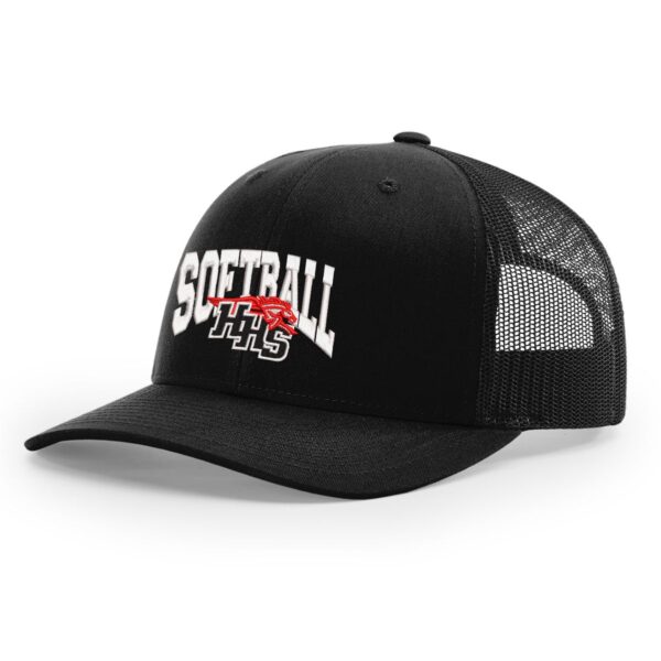 Huntley HS Softball Snapback Trucker Cap - Image 2