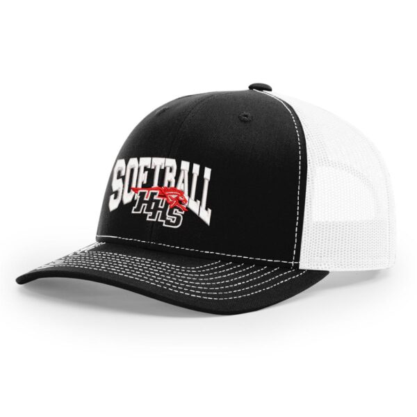 Huntley HS Softball Snapback Trucker Cap - Image 3