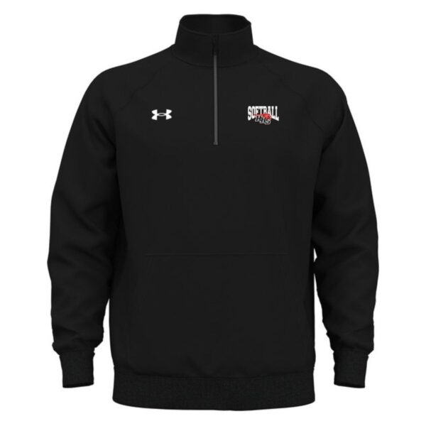 Huntley HS Softball Under Armour Men's Rival Fleece Quarter-Zip - Image 2