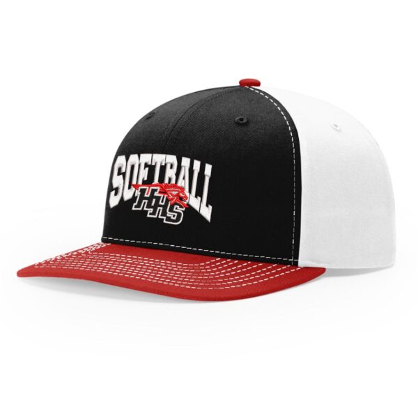 Huntley HS Softball Twill Back Trucker Cap - Image 4