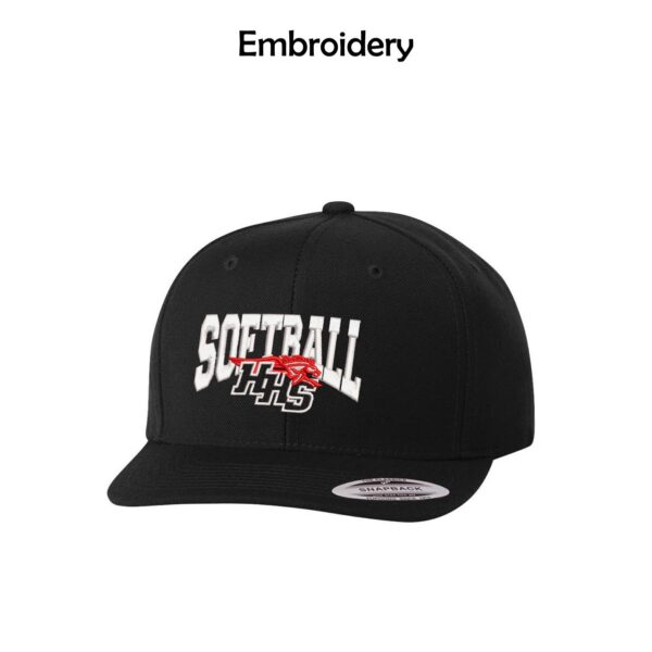 Huntley HS Softball Flat Bill Snapback Cap