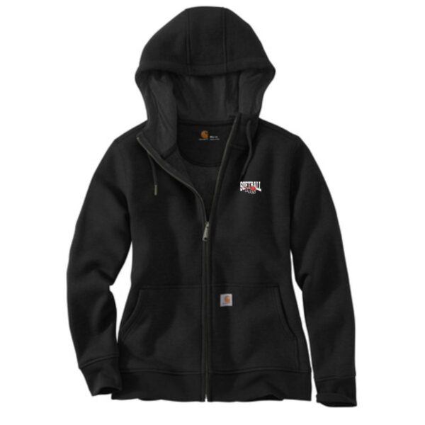 Huntley HS Softball Ladies Carhartt Full-Zip Hoodie - Image 2