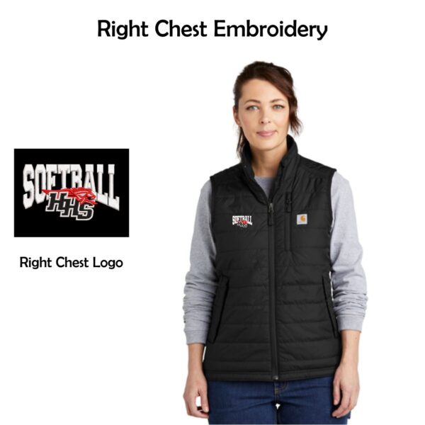 Huntley HS Softball Ladies Carhartt Vest