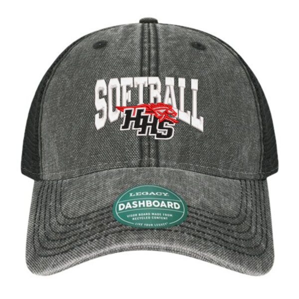 Huntley HS Softball Dashboard Trucker Cap - Image 2