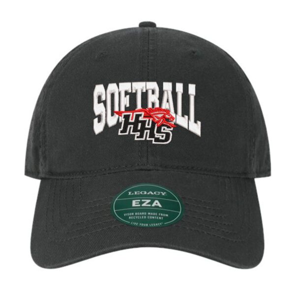 Huntley HS Softball Relaxed Twill Hat - Image 2