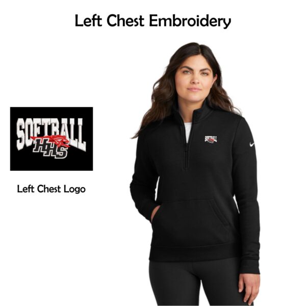 Huntley HS Softball Ladies Nike 1/2-Zip