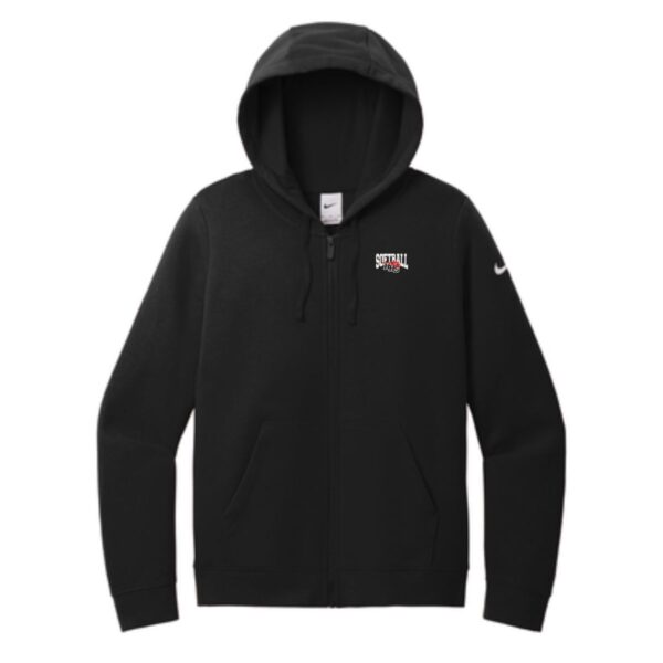 Huntley HS Softball Ladies Nike Full-Zip Hoodie - Image 2