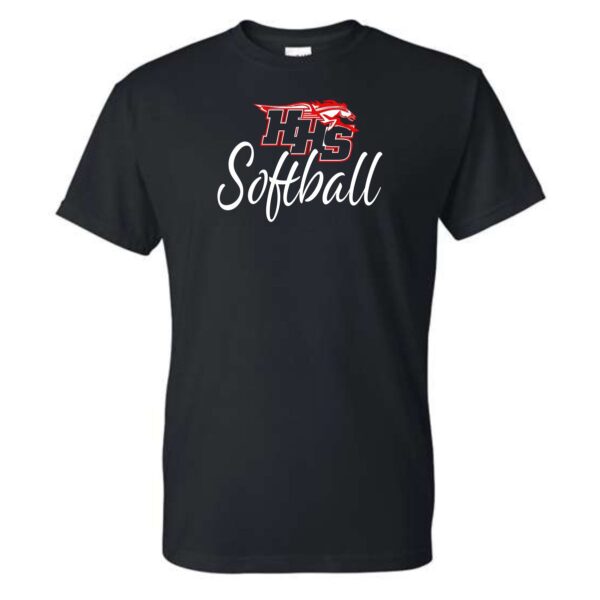 Huntley HS Softball DryBlend T-Shirt - Image 2