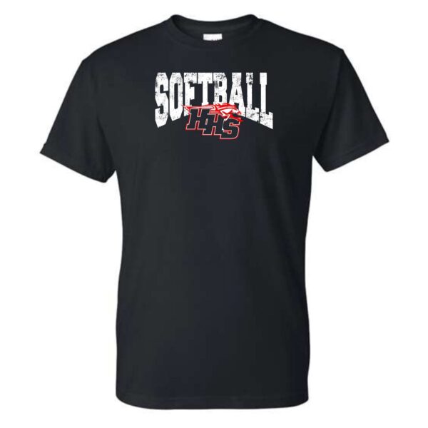 Huntley HS Softball DryBlend T-Shirt - Image 3