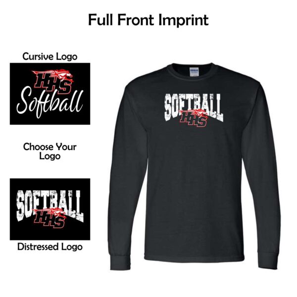 Huntley HS Softball DryBlend Long Sleeve T-Shirt