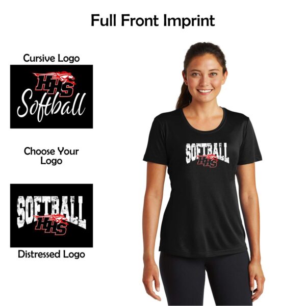 Huntley HS Softball Ladies Performance Tee