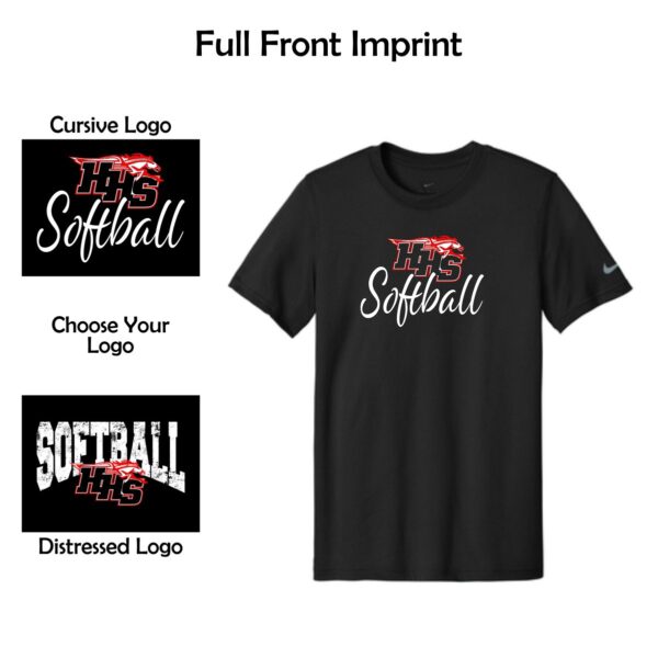 Huntley HS Softball Nike Swoosh Sleeve rLegend Tee