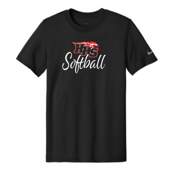 Huntley HS Softball Nike Swoosh Sleeve rLegend Tee - Image 2