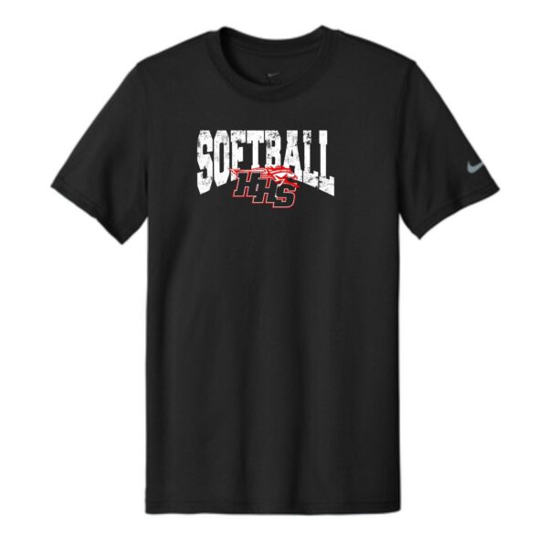 Huntley HS Softball Nike Swoosh Sleeve rLegend Tee - Image 3