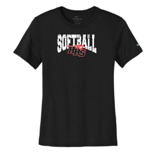 Huntley HS Softball Ladies Nike Tee - Image 3