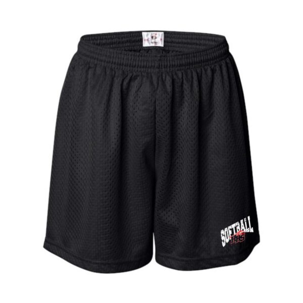 Huntley HS Softball Ladies Shorts with Solid Liner - Image 2