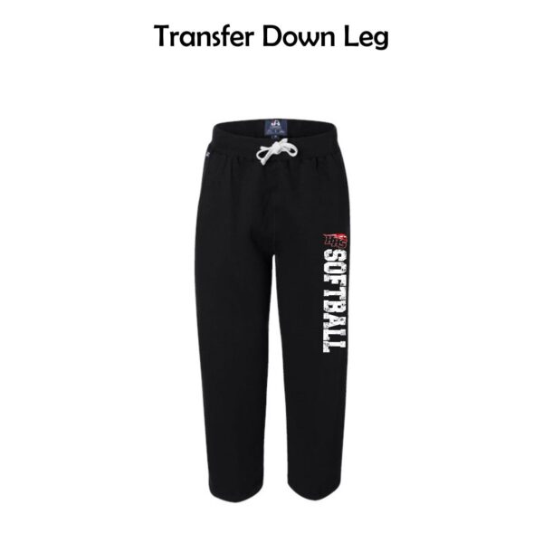 Huntley HS Softball Open-Bottom Sweatpants