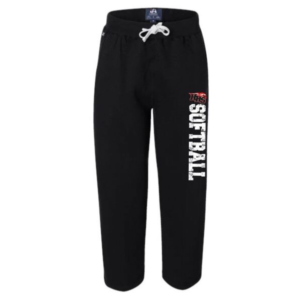 Huntley HS Softball Open-Bottom Sweatpants - Image 2