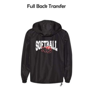 Huntley HS Softball Hooded Packable Quarter-Zip Jacket