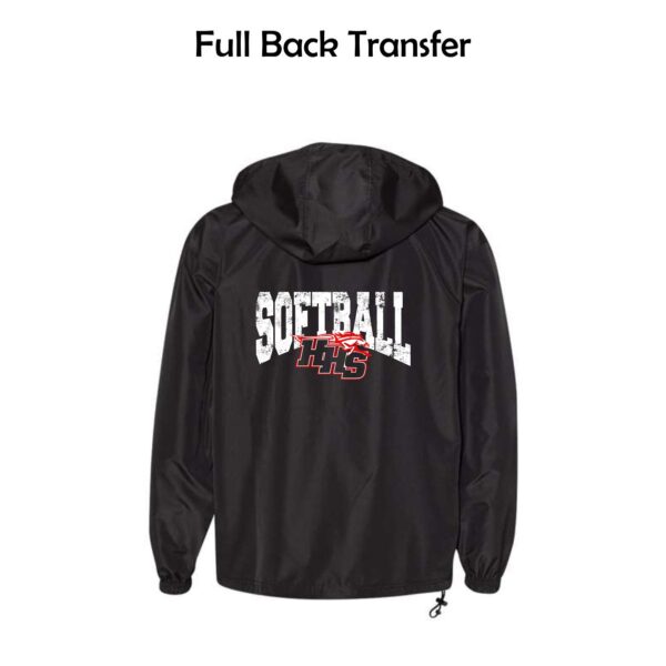 Huntley HS Softball Hooded Packable Quarter-Zip Jacket